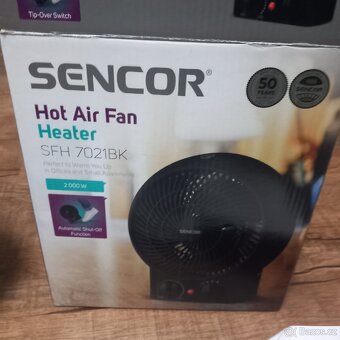 Teplovzdusny ventilator sencor SFH 7021BK - 3