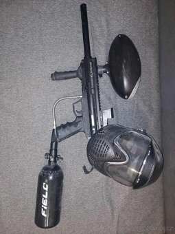 Paintball- Valken SW-1 Blackhawk + lahev + kolimátor + maska - 3