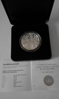 Sada 5 ks stříbrných medailí Strážci českých hor. - 3