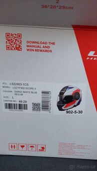 Nová LS2 SCOPE II FF902 vel.L - 3