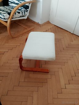 křeslo a podnožka za odvoz - 3