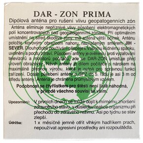 DAR-ZON Dipolova Antena Rušení Zon - 3