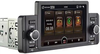 Autorádio CTC-6060 – Car 1 DIN dotykový displej FM/Bluetooth - 3