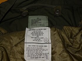 Originál US Army parka šosák M-65 Large NOVÁ rok 1984 - 3