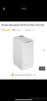 Pračka Whirlpool vrchní plneni - 3