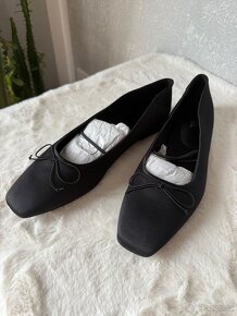 NOVÉ saténové baleríny ZARA - 3