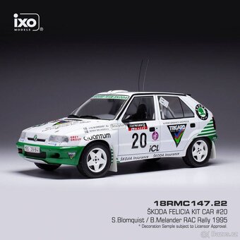 Modely Škoda Rallye 130 a Felicia Kit Car 1:18 IXO - 3