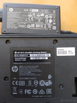 HP 2013 UltraSlim Dokovací stanice D9Y32AA s příslušenstvím. - 3