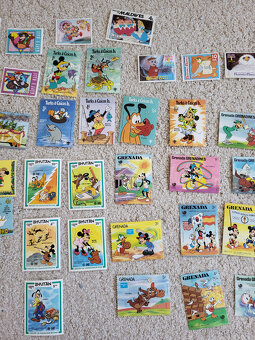 57ks Mickey Mouse/Disney poštovních známek nové - 3