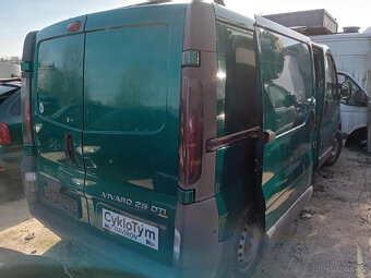 Opel Vivaro 2.5 DTI ( G9U - B7 ) 99kW r.2003 zelená na náhra - 3