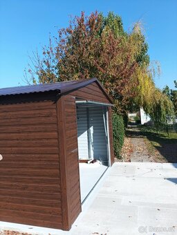 Plechová garáž 4x6m - 3