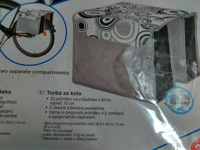 Nová lehká taška, brašny na kolo, Crivit - 3
