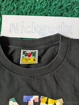 Bape MULTI CAMO COLLEGE MILO TEE - 3