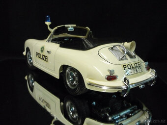 Porsche 356 B Cabrio Polizei Bburago 1/18 - 3