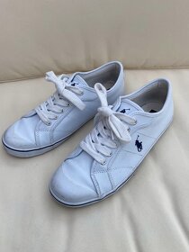 Bílé kožené tenisky Polo Ralph Lauren, 38/39 - 3