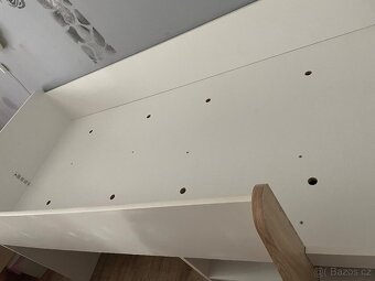 Krásná vysoká postel Pierre – dub sonoma/bílá - 3