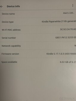 Čtečka Amazon Kindle Paperwhite 11. gen 8GB + obal 2 - 3