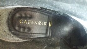 Kožené kotníčkové boty / kozačky Cafénoir vel. 38 - 3