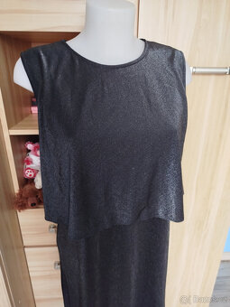 černé, třpytivé šaty, zn.Camaïeu - 3