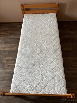 Postel jednolůžko s matrací - 3