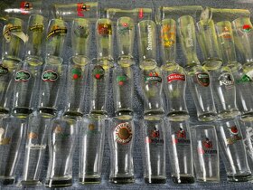 Pivní sklo, půlitry, třetinky - sbírka - 3