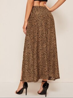 Shein leopardí maxi sukně - NOVÁ - 3