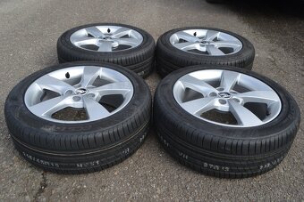 Škoda Fabia III/Rapid- NOVÝ letní Alu komplet 215/45/R16 - 3