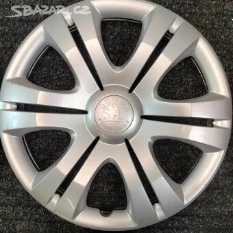 Originální poklice Škoda 15" 4 kusy - 3