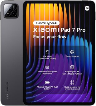 Prodám Xiaomi pad 7 pro 512GB - 3