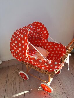 Proutěný kočárek - 3