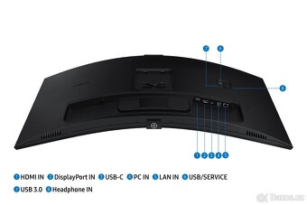 QHD Monitor Samsung ViewFinity S65VC – 34", skoro nový - 3