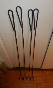 Litinové rošty+ocelové opékací vidličky - 3