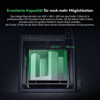 3D tiskárna Ender 5 Max - 400x400x400 mm - 3