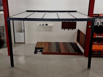 Hliníková pergola v antracit barvě - 3