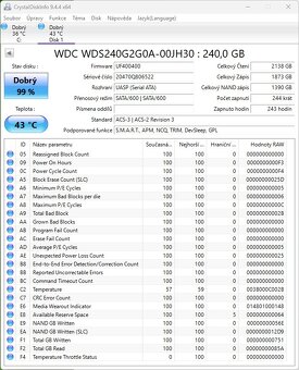 240GB SSD WD GREEN (99%) - 3