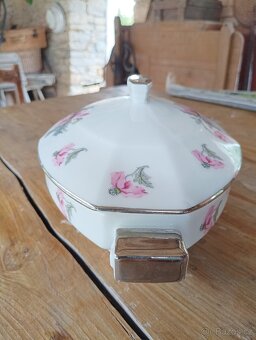 STAROŽITNÁ PORCELÁNOVÁ TERINA ART DECO UML FRANCIE - 3