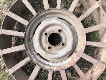 Železné kola na malotraktor - 3