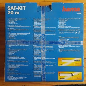 Kabel a instalační sada SAT/TV - 3