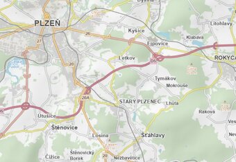 Prodej podílu 1/8 lesa 740 m², Plzeň - 3
