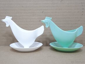 Slepička - 2x Retro stojánek na vajíčka - 3