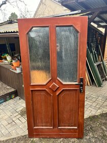 dřevěné vchodové dveře - 3