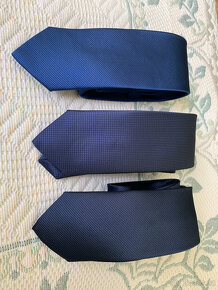 Tmavě Modré kravaty, různé odstíny - 3