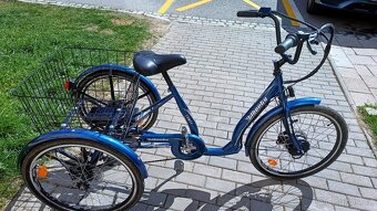 Elektrotříkolka LIBERTY COMFY 24" 7-spd. disk modrá - 3