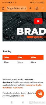 Bradla gymbeam - 3