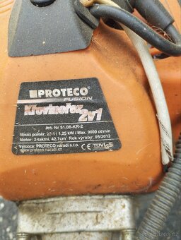Křovinořez Proteko 1,2 kW dvoutaktní silny - 3
