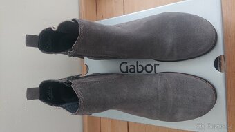 Kožené chelsea boty Gabor vel. 38 - 3