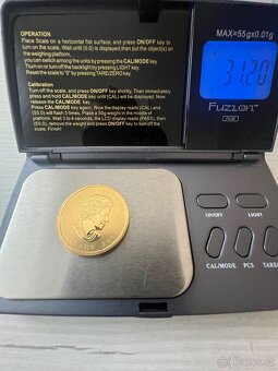 Zlato / investiční zlatá mince 1oz maple leaf 2011 - 3
