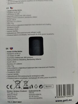 Prodám novou baterku, LED svítilnu X3 plus - 3