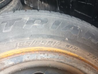 195/65 R15 na rafku 6,5J 15CH ET50 - 4 ks z Renault Espace 3 - 3