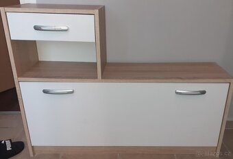 Botník + zrcadlo s věšákem - 3